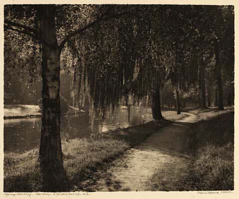 Spring Morning, The Avon, Christchurch, 1935