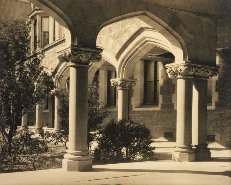 The Cloisters, Canterbury College, Christchurch, 1933