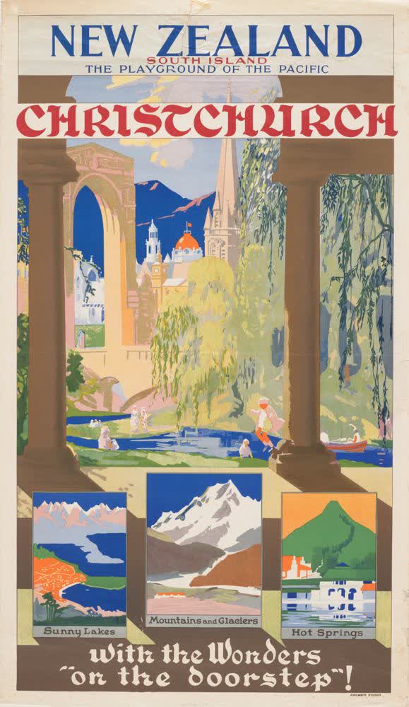 New Zealand Christchurch poster, 1930