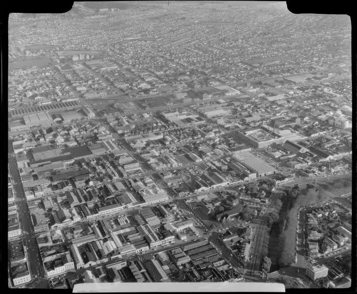 Tuam Street, Christchurch City, 1962