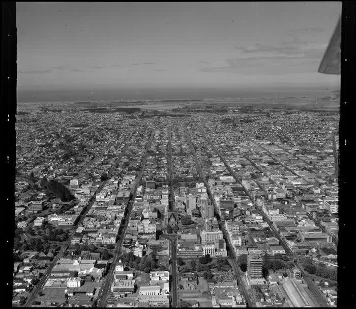 Central Christchurch, 1972