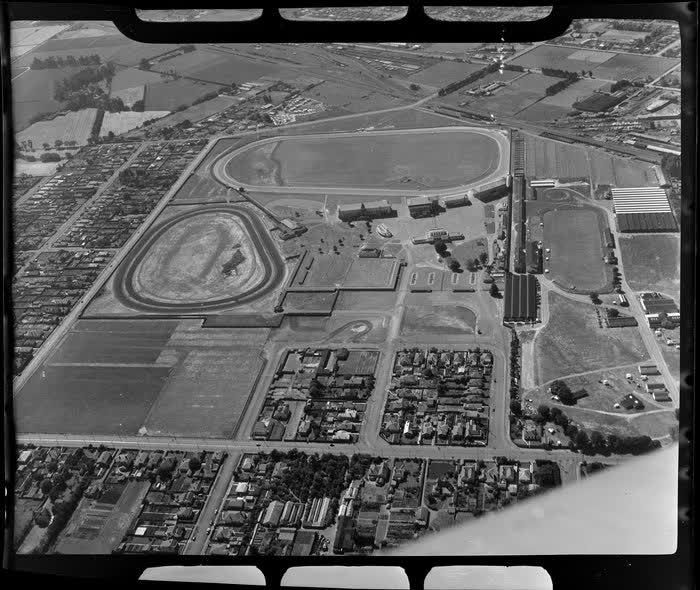 Riccarton Racecourse, Sockburn, Christchurch, 1950