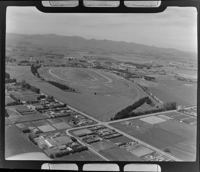 Race course, Riccarton, Christchurch, 1947