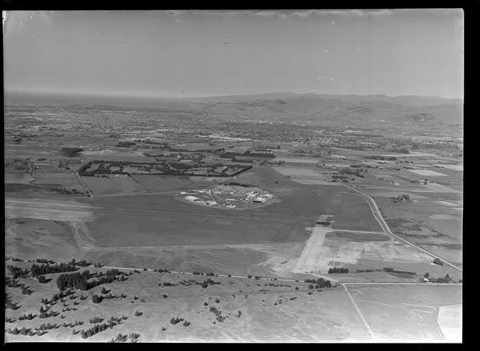 Harewood airport, Christchurch, 1950