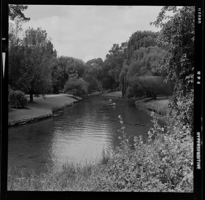 Avon River, Christchurch, 1974