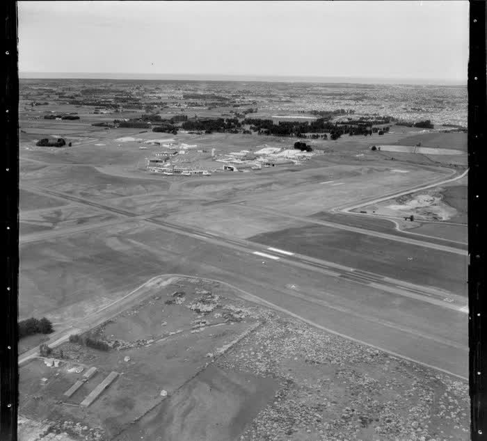 Harewood Airport, near Christchurch, 1963