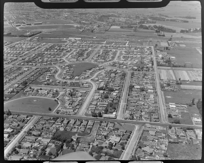 Riccarton, Christchurch, 1947