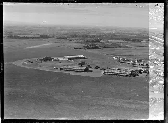 Harewood airport, Christchurch, 1950