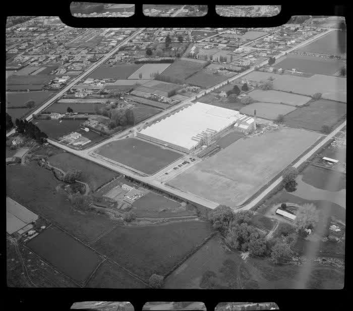 Unidentified carpet manufacturing plant, Christchurch, 1950