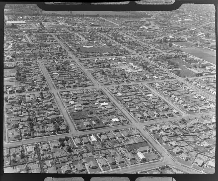 Riccarton/Addington, Christchurch, 1947