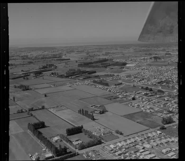 Outskirts of Papanui, Christchurch, 1972