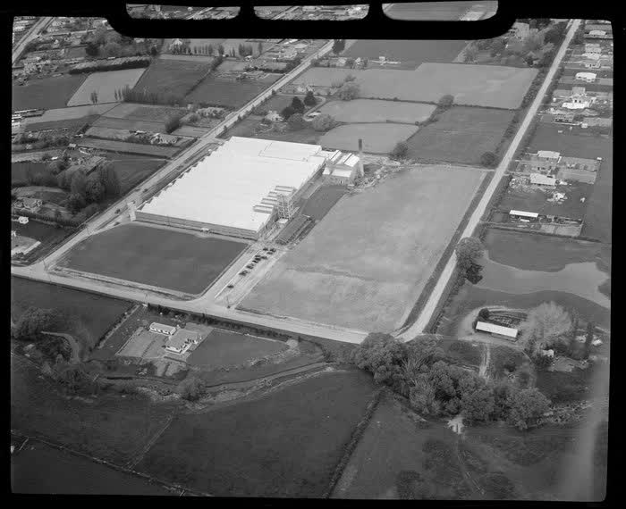 Unidentified carpet manufacturing plant, Christchurch, 1950