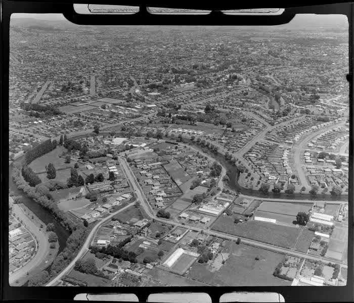 Avonside and Wilding Park, Christchurch, 1947