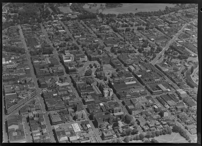 Central Christchurch, 1949