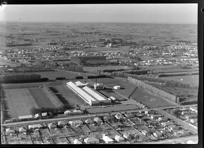 The Firestone factory, Papanui, Christchurch, 1950