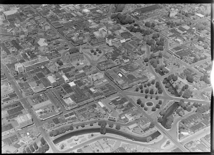 Central Christchurch, 1949