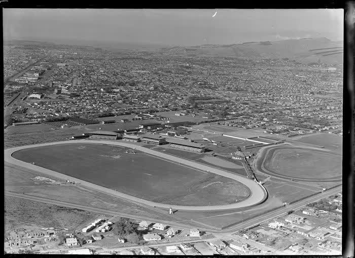 Addington Racecourse, Christchurch, 1950