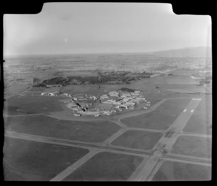 Christchurch Airport, 1962