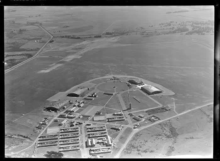 Harewood airport, Christchurch, 1950