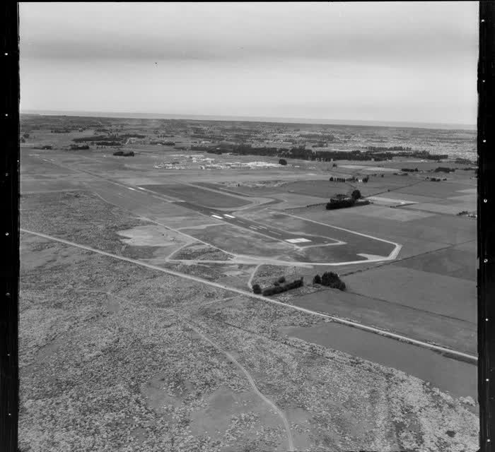 Harewood Airport, near Christchurch, 1963