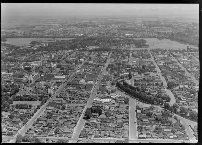 Central Christchurch, 1949