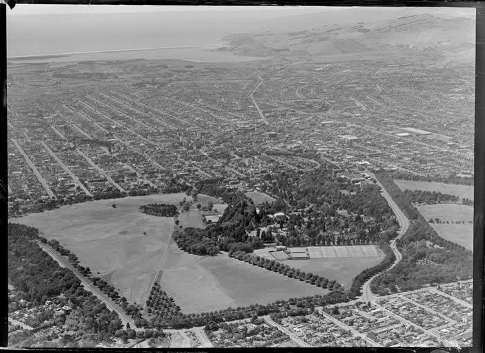 Hagley Park, Christchurch, 1949
