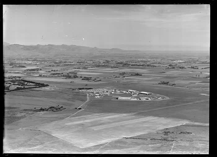 Harewood airport, Christchurch, 1950