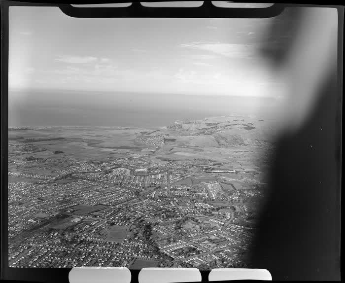 Christchurch and Port Hills, 1950