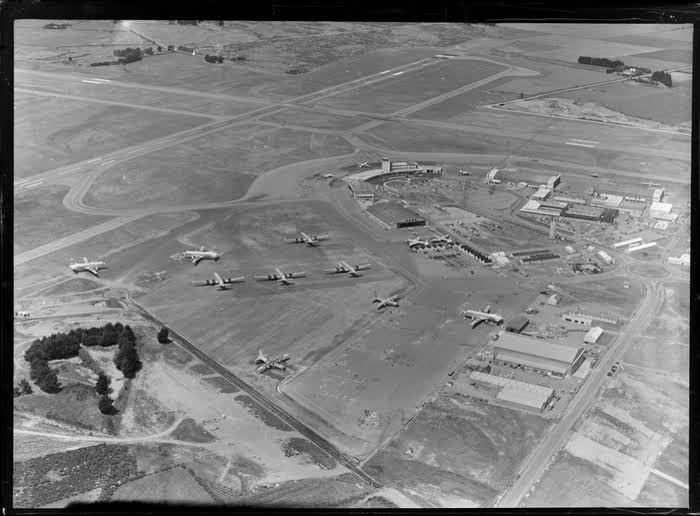 Christchurch Airport, 1962