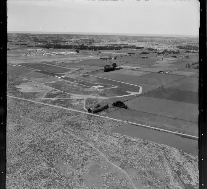 Harewood Airport, near Christchurch, 1963