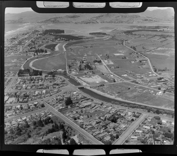 New Brighton township, Christchurch, 1947