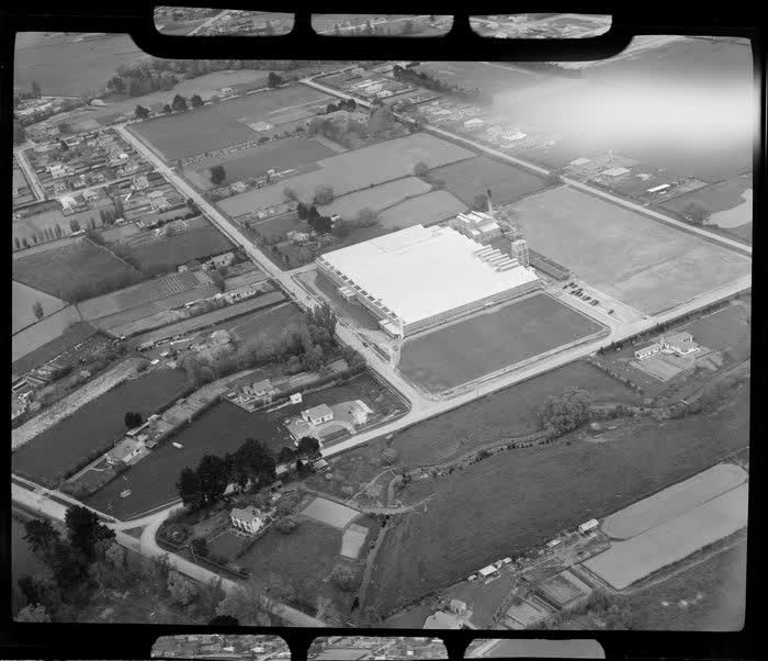 Unidentified carpet manufacturing plant, Christchurch, 1950