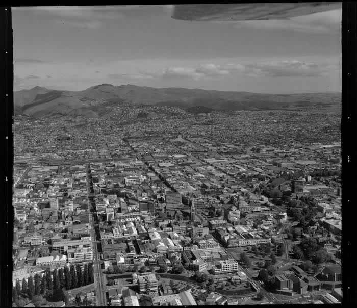 Central Christchurch, 1972