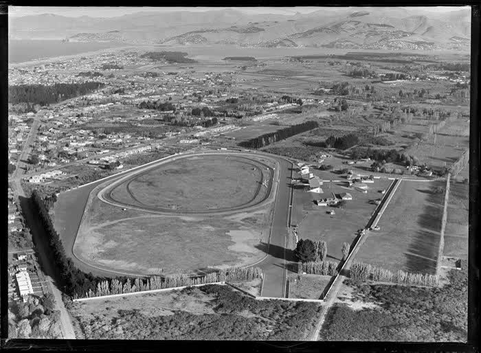 New Brighton Racecourse, Christchurch, 1950