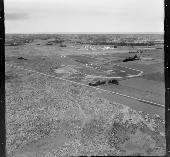 Harewood Airport, near Christchurch, 1963