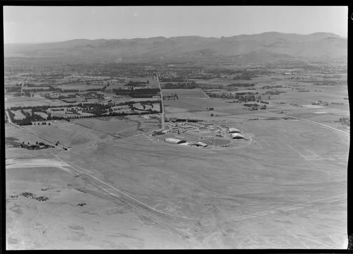 Harewood airport, Christchurch, 1949
