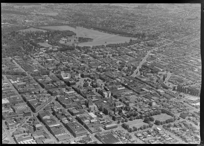 Central Christchurch, 1949