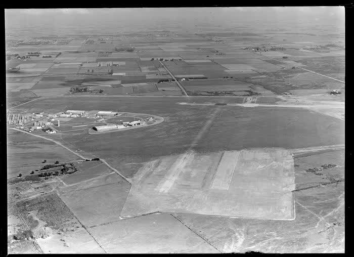 Harewood airport, Christchurch, 1950