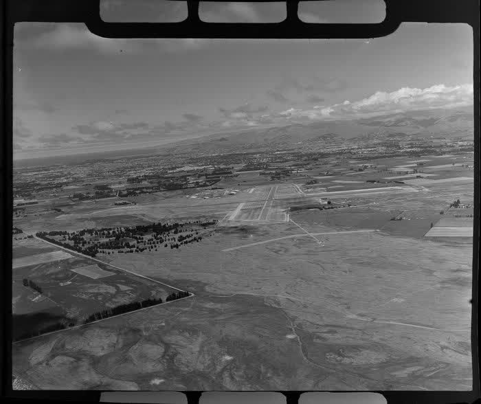 Runway, International Airport, Harewood, Christchurch, 1957