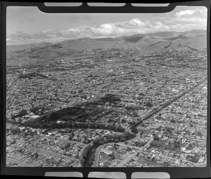 Shirley Road, Shirley, Christchurch, 1951