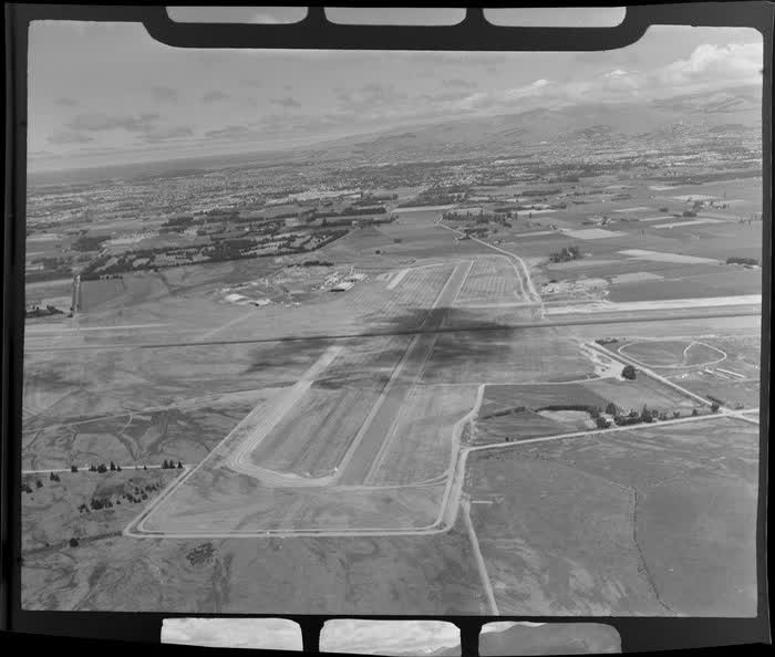 Runway, International Airport, Harewood, Christchurch, 1957
