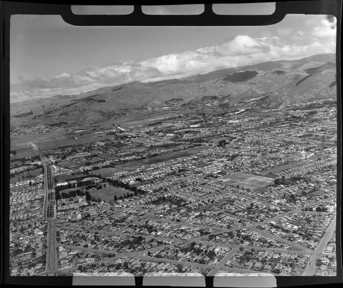 Woolston and Heathcote Valley, Christchurch, 1951