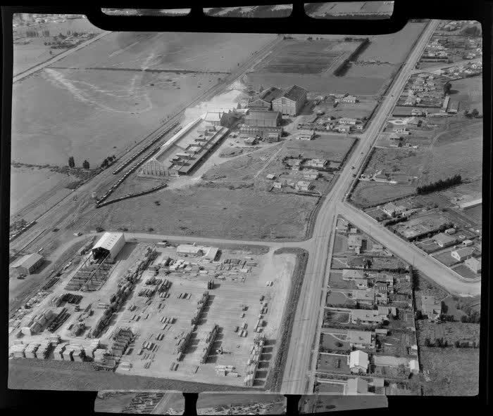 K P Fertiliser factory, Hornby, Christchurch, 1955