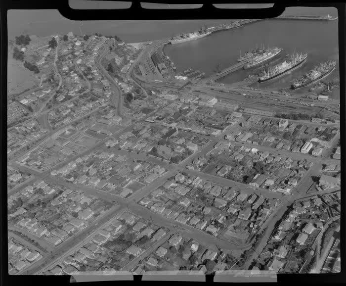 Lyttelton, Christchurch, 1955