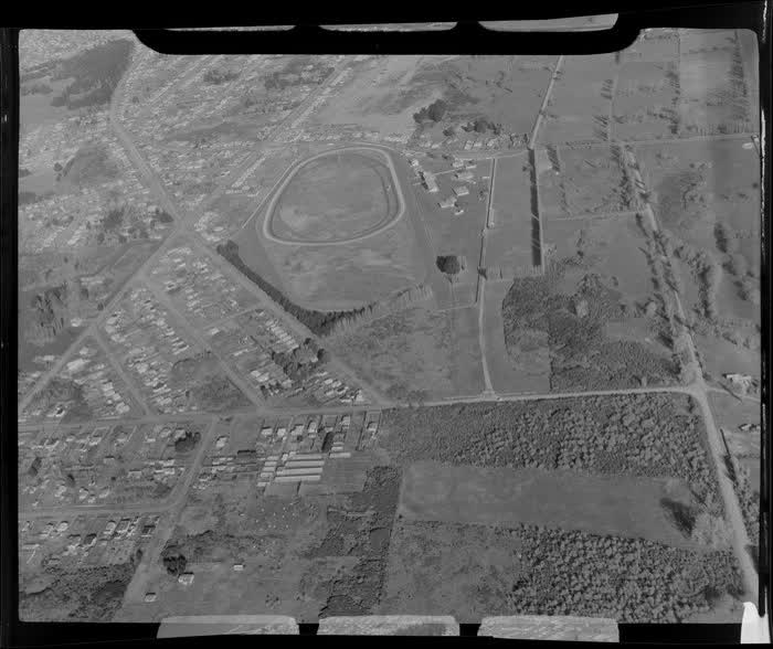 New Brighton Trotting Club Racecourse, Christchurch, 1955