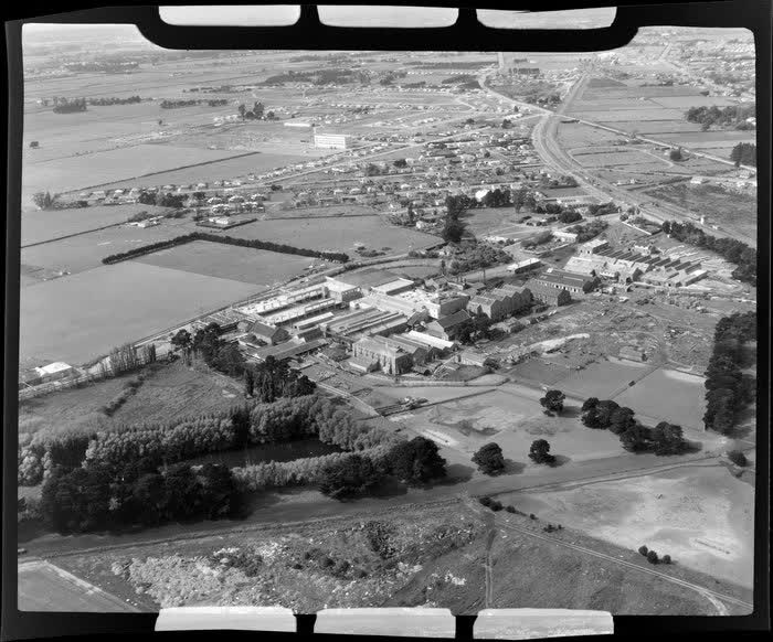 Meat Works, Hornby, Christchurch, 1955