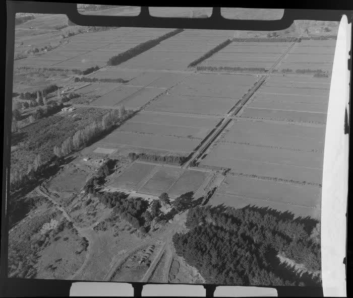 Farm scene, New Brighton, Christchurch, 1955