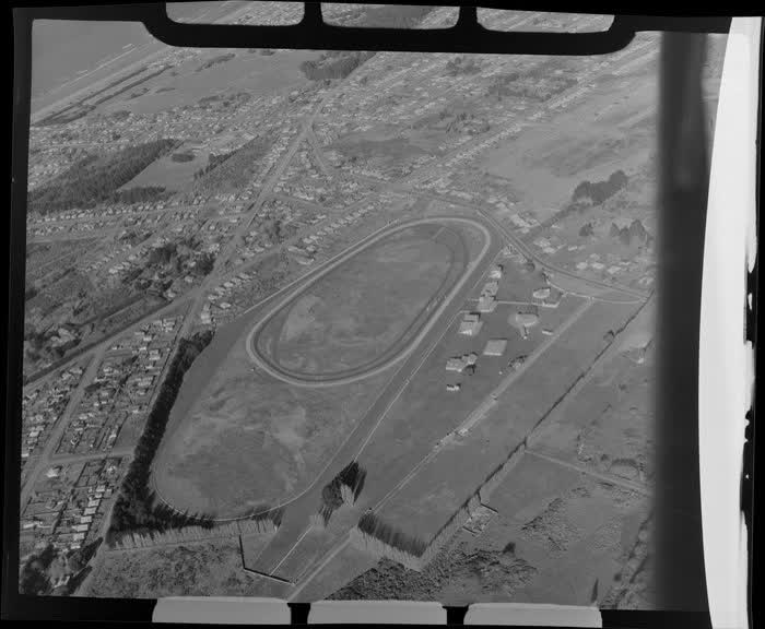 New Brighton Trotting Club Racecourse, Christchurch, 1955