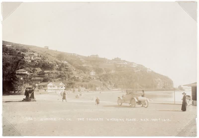 Sumner, Christchurch - The Favourite Watering Place, 1913