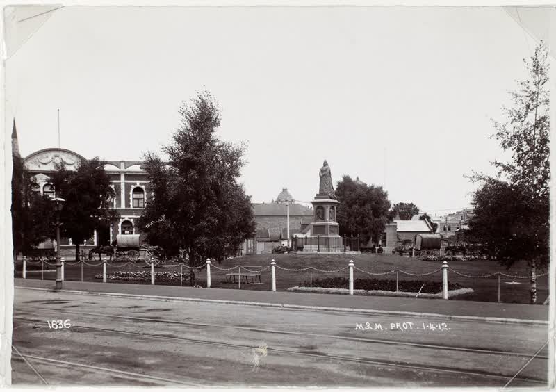 Victoria Square, Christchurch, 1912